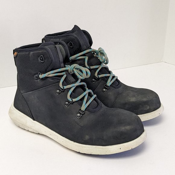Bogs Cypress Safety Toe Chelsea Boots, Black, Women's 9 M - Picture 1 of 7